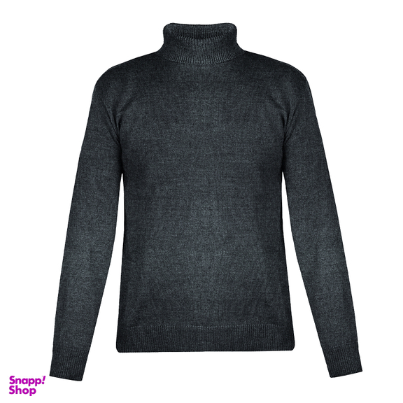 پلیور یقه اسکی مردانه مدل ZG1-E-A رنگ زغالی