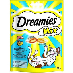 تشویقی گربه دریمیز مدل Snack With Fish & Cheese وزن 60 گرم