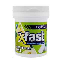 آدامس بدون شکر با طعم سیب ایکس فست 24 گرم