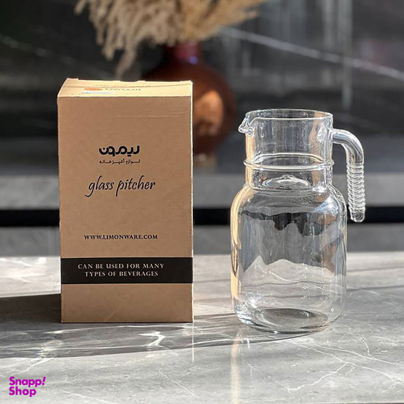 پارچ لیمون مدل شیشه ای 1.5