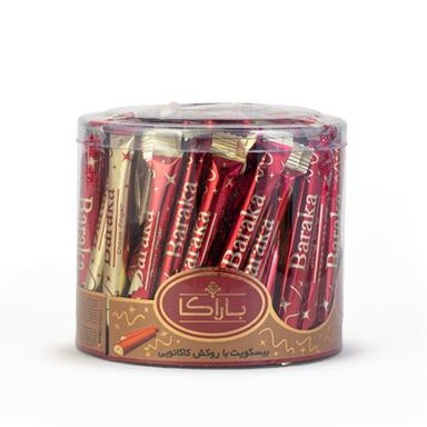 بیسکوئیت شکوکراکر با روکش کاکائویی باراکا وزن 300 گرم