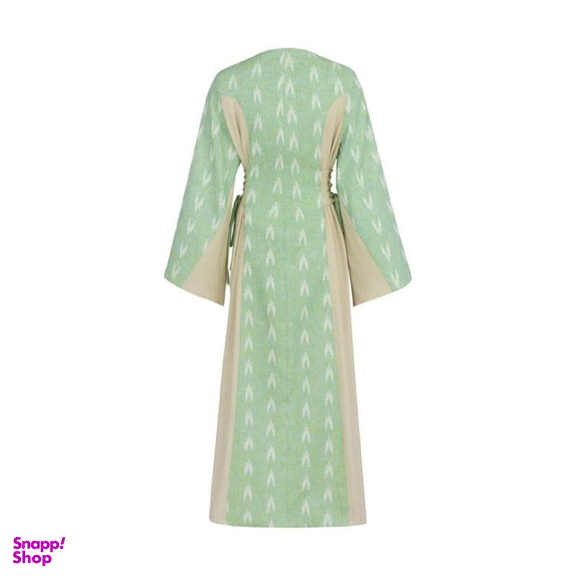 مانتو زنانه گره استایل مدل نیلای رنگ نیلی