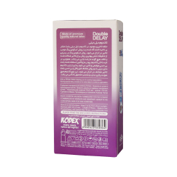 مجموعه دو عددی کاندوم ناچ کدکس مدل Double Delay حاوی حلقه تاخیری بسته 10 عددی