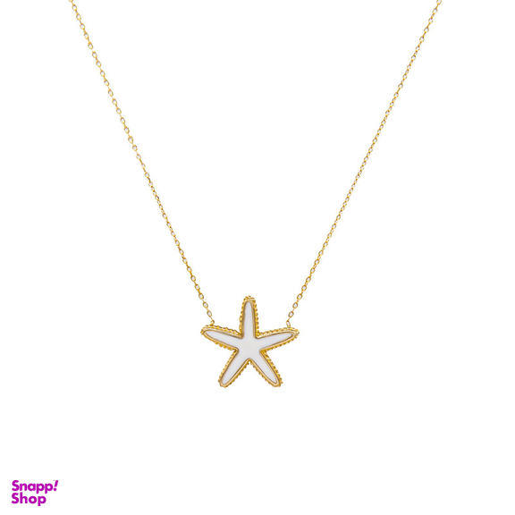 گردنبند طلا 18 عیار زنانه گلد گالری لیبرا مدل ستاره دریایی