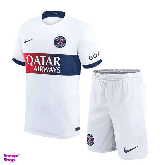 ست تی شرت آستین کوتاه و شلوارک ورزشی مردانه مدل پاریس Away 2024