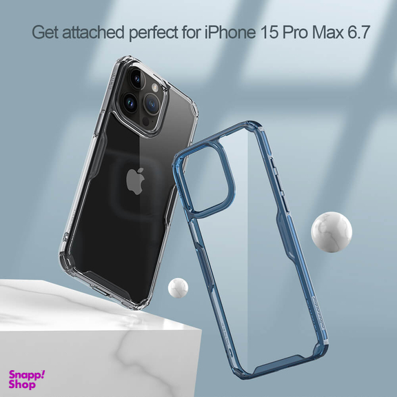 کاور نیلکین مدل Nature TPU Pro مناسب برای گوشی موبایل اپل iPhone 15 Pro Max