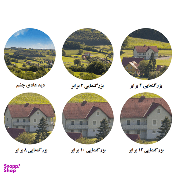 دوربین دوچشمی مدل BRESSER 12x50 به همراه کیف حمل