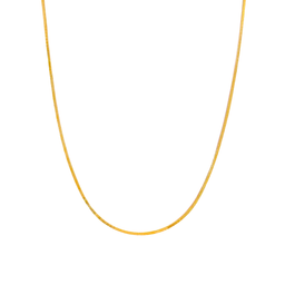 زنجیر طلا 18 عیار زنانه مدل هرینگبون ریزبافت کد 24163