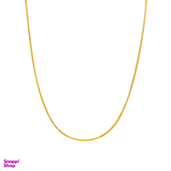 زنجیر طلا 18 عیار زنانه مدل هرینگبون ریزبافت کد 24163