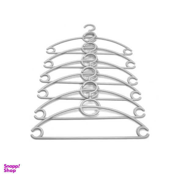 چوب لباسی لیمون مدل گردان کد DH529 بسته 6 عددی
