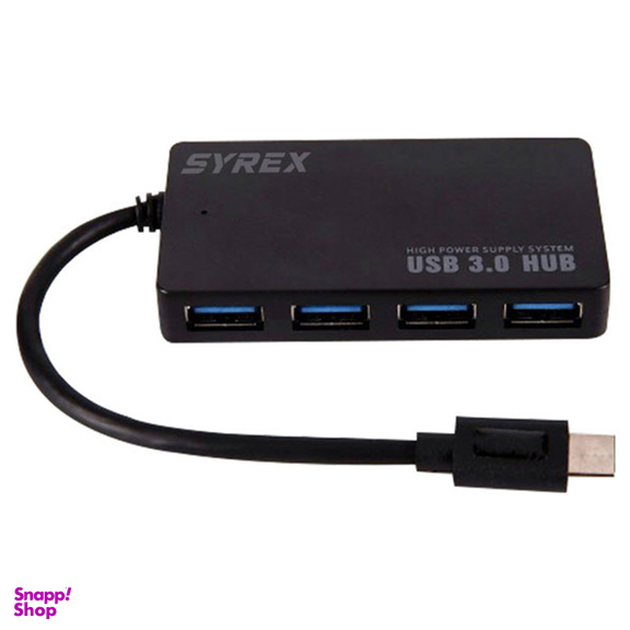 هاب 4 پورت USB سایرکس مدل SX-4CU