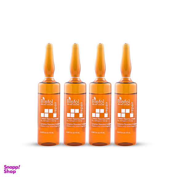 سرم مو بایوفول مدل سی کمپلکس حجم 19 میلی لیتر بسته 4 عددی