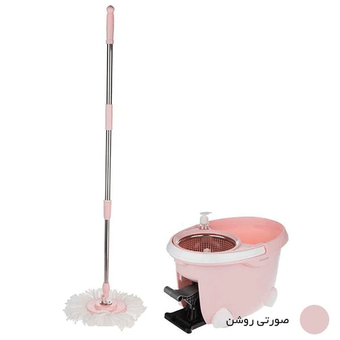 سطل و زمین شوی چرخشی همارا مدل پدال دار