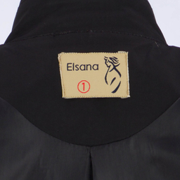 بارانی زنانه السانا مدل رومینا کد 201122 رنگ مشکی