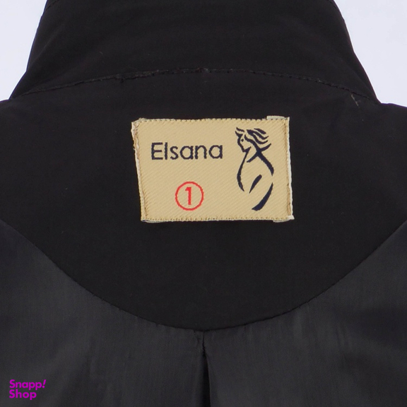 بارانی زنانه السانا مدل رومینا کد 201122 رنگ مشکی