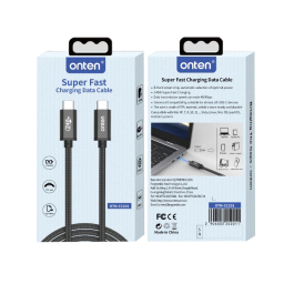 کابل دیتا Type-C اونتن مدل CC201 240W طول 1.2 متر