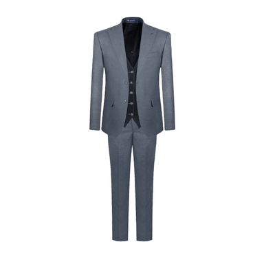 کت و شلوار کمبین کج راه مدل ژیله دورو کد 1445 رنگ طوسی روشن