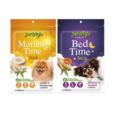 تشویقی سگ جرهای مدل Morning & Bed Time وزن 100 گرم بسته 2 عددی