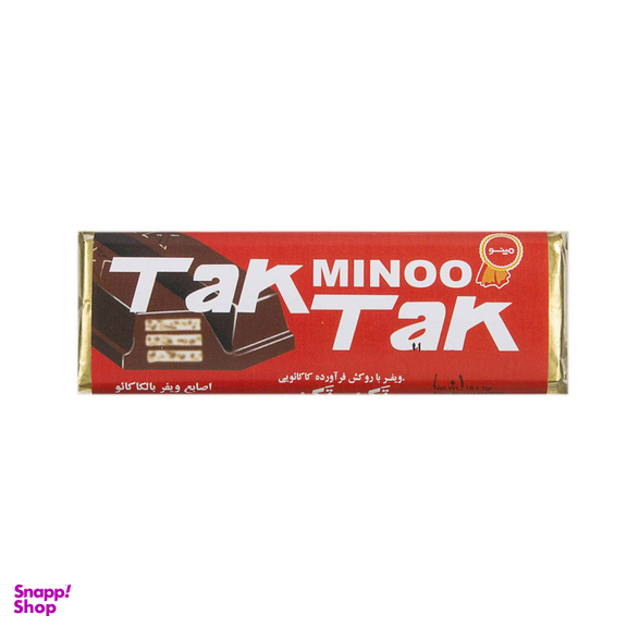 ویفر تک تک مینو وزن 18 گرم