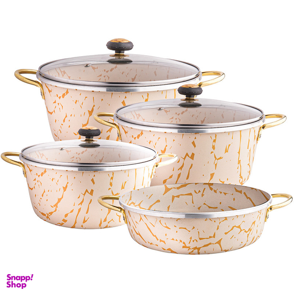 سرویس قابلمه و تابه گرانیتی ۷ پارچه سورنا مدل ۰۲۳