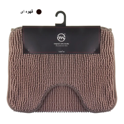 پادری دبلیو اس مدل 2 تکه فرنگی دار سایز 50×80 سانتی متر مجموعه 2 عددی