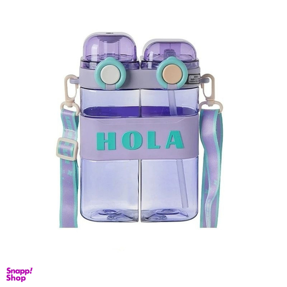 قمقمه دو مخزن بند دار مدل هولا کد 118 ظرفیت 500 میلی لیتر