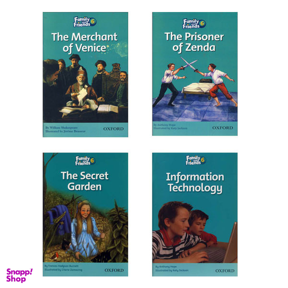 کتاب Family and Friends 6 Readers اثر جمعی از نویسندگان انتشارات زبان مهر مجموعه 4 جلدی