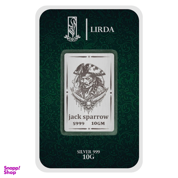 شمش نقره لیردا طرح Jack Sparrow