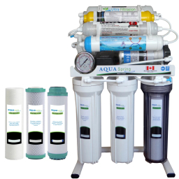 دستگاه تصفیه کننده آب آکوآ اسپرینگ مدل RO NF2900 به همراه فیلتر مجموعه 3 عددی