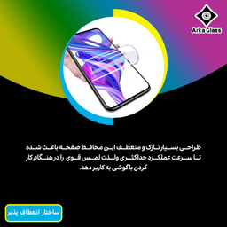 محافظ صفحه نمایش حریم شخصی آرکا گلس مدل Tough مناسب گوشی موبایل شیائومی Poco X6 Pro