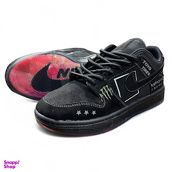 كتاني مردانه طرح نايكی مدل مانستر كد Monster رنگ مشكی