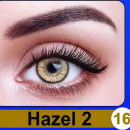 لنز چشم سالیانه نیوویژن رنگ Hazel 2 شماره 16