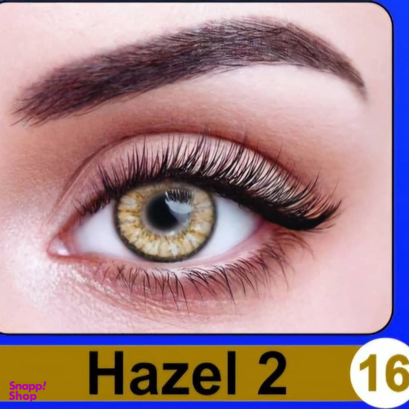 لنز چشم سالیانه نیوویژن رنگ Hazel 2 شماره 16