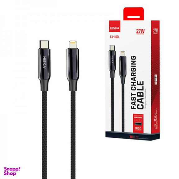 کابل تبدیل Type-C به لایتنینگ هیسکا مدل LX-16CL طول 1.8 متر