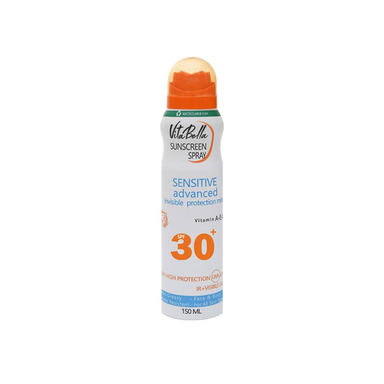 اسپری ضد آفتاب ویتابلا مدل Sensitive Advanced با SPF30 حجم 150 میلی لیتر