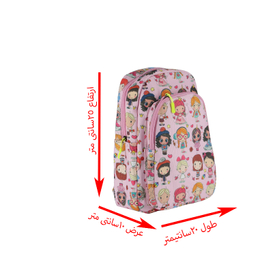 کوله پشتی دخترانه طرح girls کد 789