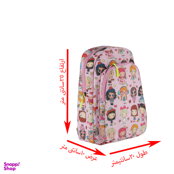 کوله پشتی دخترانه طرح girls کد 789