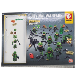 ساختنی سیمبوبلاک مدل سرباز جنگلی کد 2922