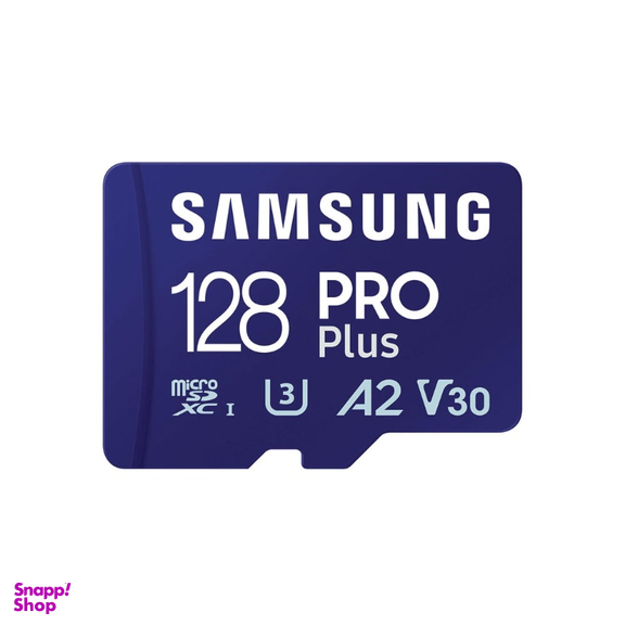 کارت حافظه microSDXC سامسونگ مدل Evo Plus کلاس 10 استاندارد UHS-I U3 سرعت 130MBps همراه با آداپتور SD