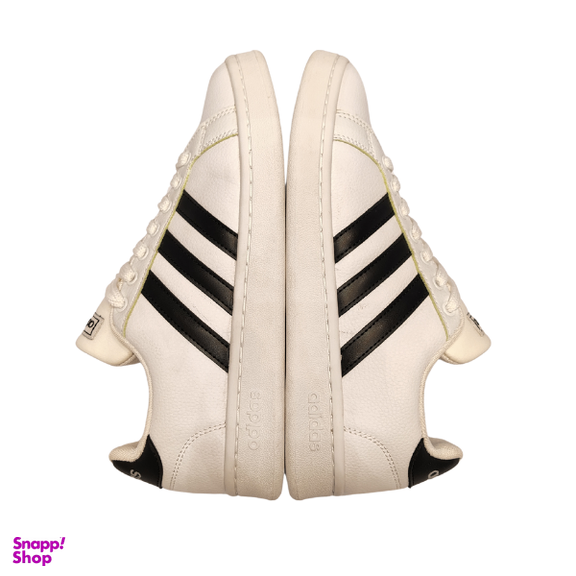 کفش ونس مردانه طرح آدیداس گرند کورت کد B759 رنگ سفید مشکی