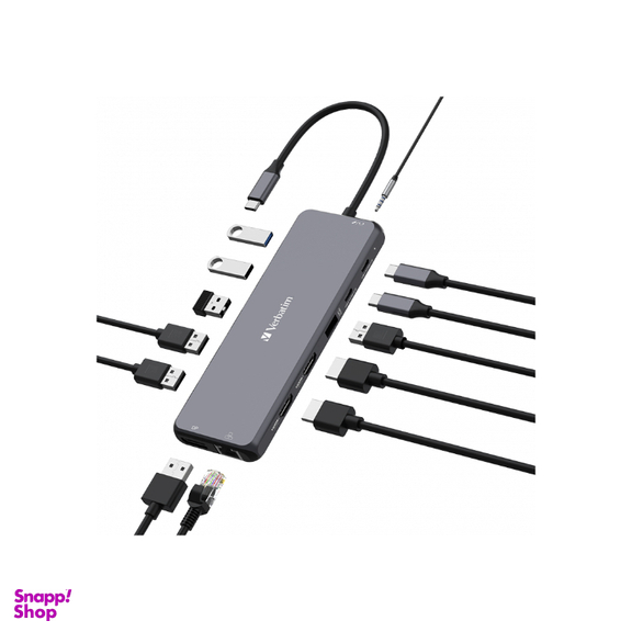 هاب Type-C چند پورت ورباتیم مدل CMH-13