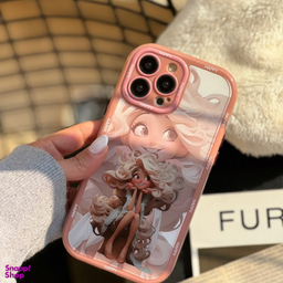 قاب گوشی موبایل مدل Happy Blonde Girl کد C1635 مناسب اپل iPhone 13 Pro Max