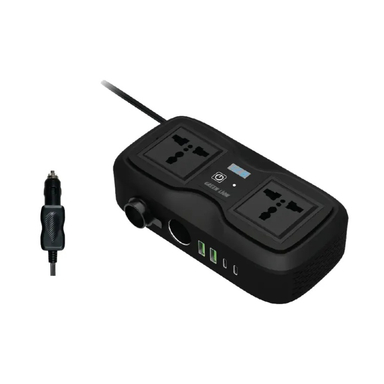 اینورتر و شارژر فندکی خودرو 200 وات گرین لاین مدل GC-233