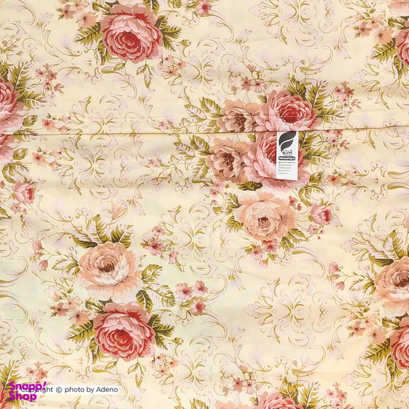 کاور لحاف آدنو مدل گلزار کد CH49 دونفره سایز 220x240 سانتی متر