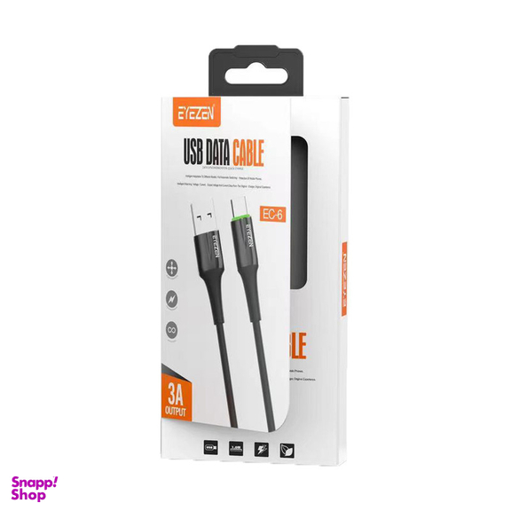 کابل تبدیل USB به USB-C اِیزن مدل EC-6 Fast Charge طول 1 متر