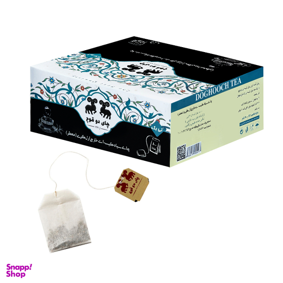 چای سیاه کیسه ای خارجی ارل گری دو قوچ بسته 100 عددی