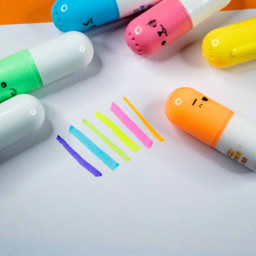 ماژیک علامت گذار مدل Pill بسته 6 عددی