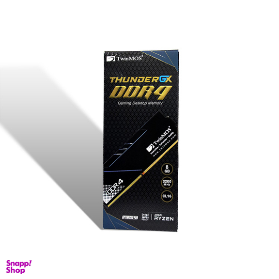 رم دسکتاپ توین موس DDR4 مدل Thunder GX فرکانس 3200 مگاهرتز CL16 ظرفیت 8 گیگابایت