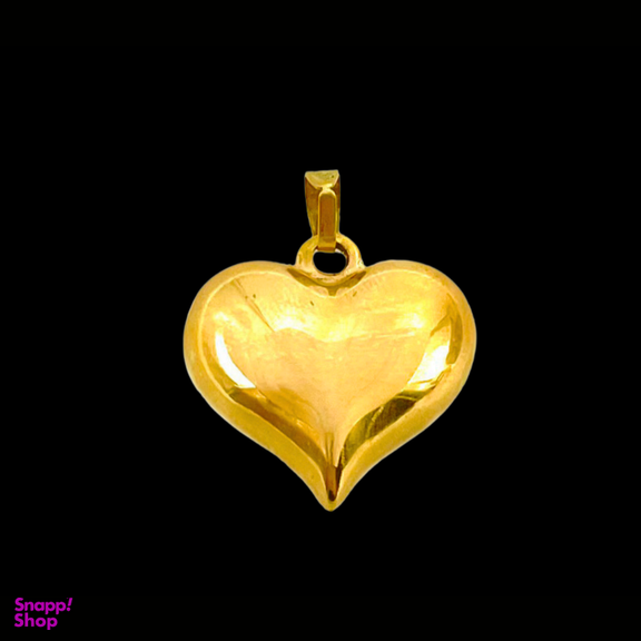 پلاک طلا زنانه ۱۸ عیار مدل قلبی نوا کد 36233