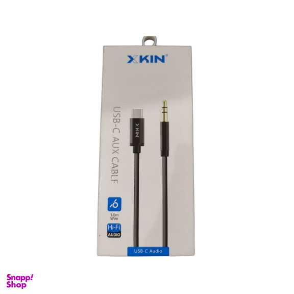 کابل دیتا Jack 3.5mm به Type-C ایکس کین کد XK-AUX110 طول 1 متر